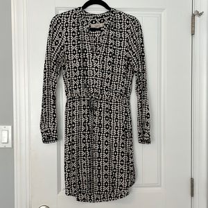 LOFT abstract snake print dress